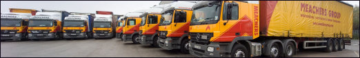 Part of the Meachers fleet equipped with Quartixs award-winning vehicle tracking system.